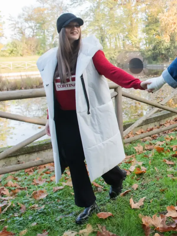 GILET CON CAPPUCCIO (CURVY)