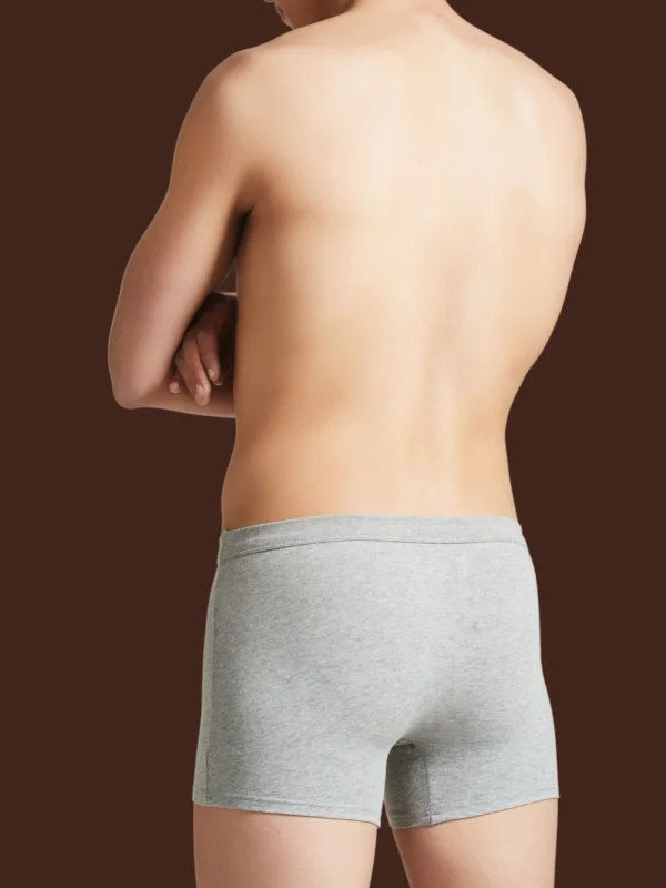 ragno uomo grigio 3 COMFORT - PARIGAMBA IN COTONE ELASTICIZZATO - BIPACK