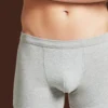 ragno uomo grigio 4 COMFORT - PARIGAMBA IN COTONE ELASTICIZZATO - BIPACK